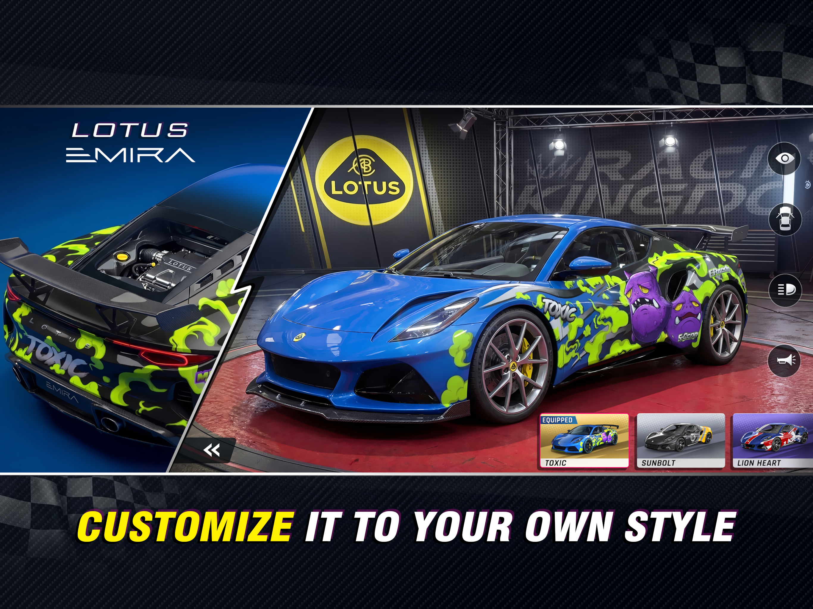Racing Kingdom Car Drag Race Game Screenshot