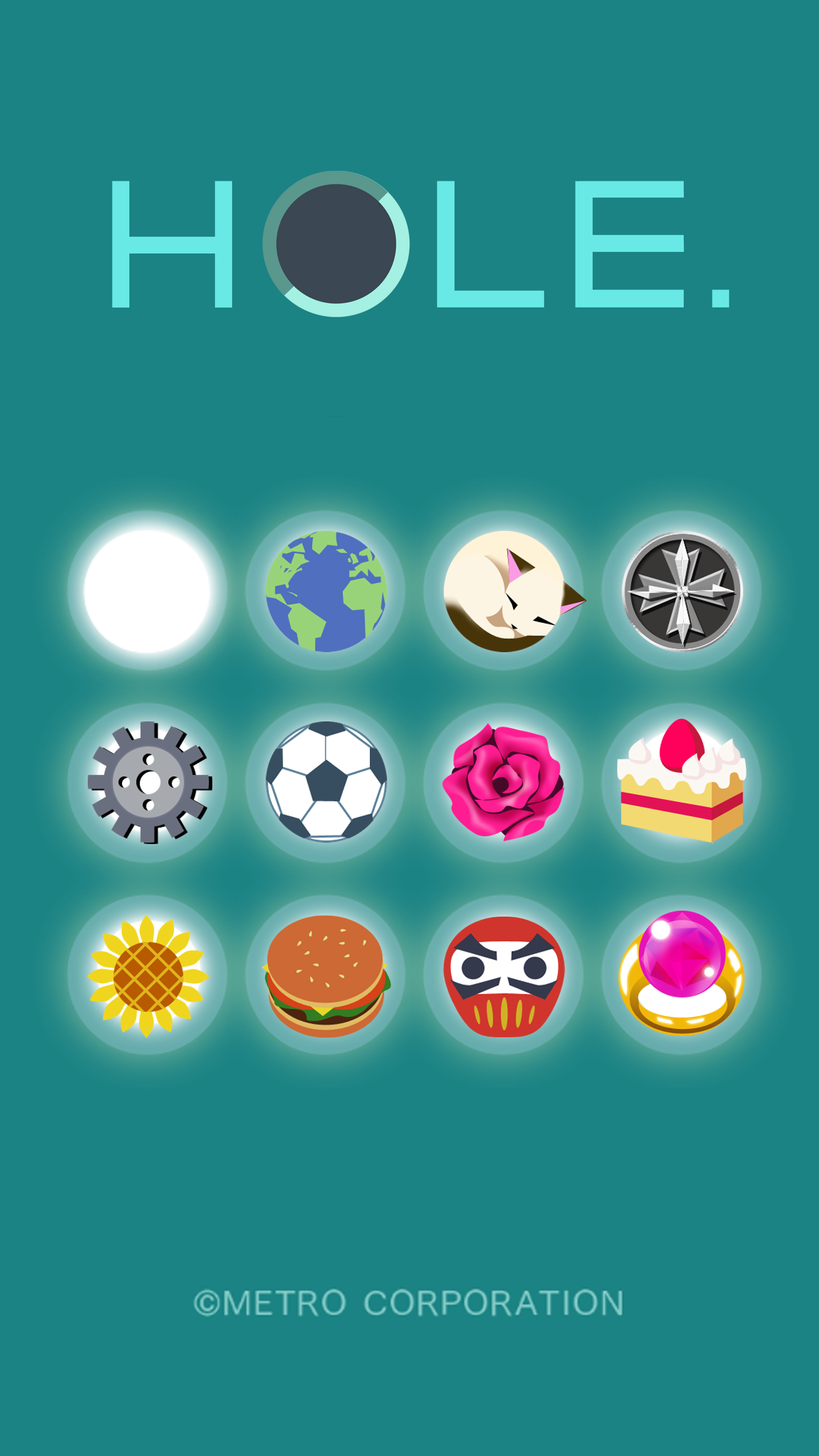 HOLE. - simple puzzle game Game Screenshot