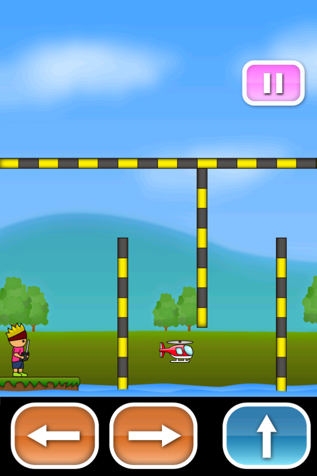 Cuplikan Layar Game トニーくんのラジコンヘリ２