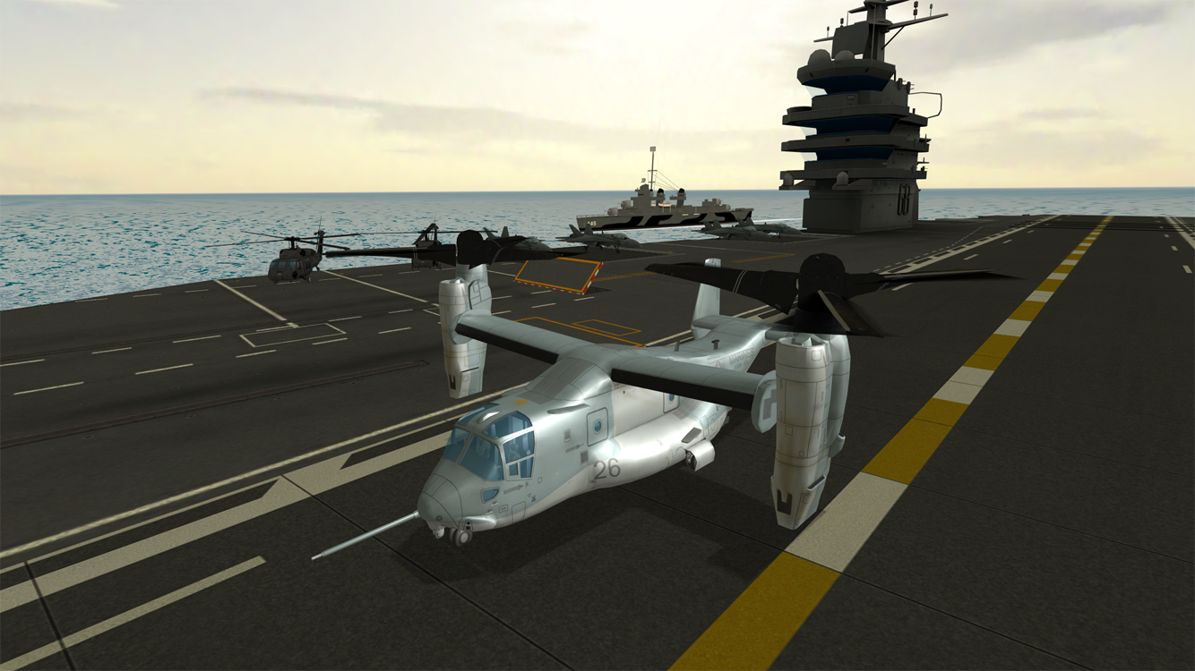 Osprey Operations - Helicopter Flight Simulator Game Screenshot