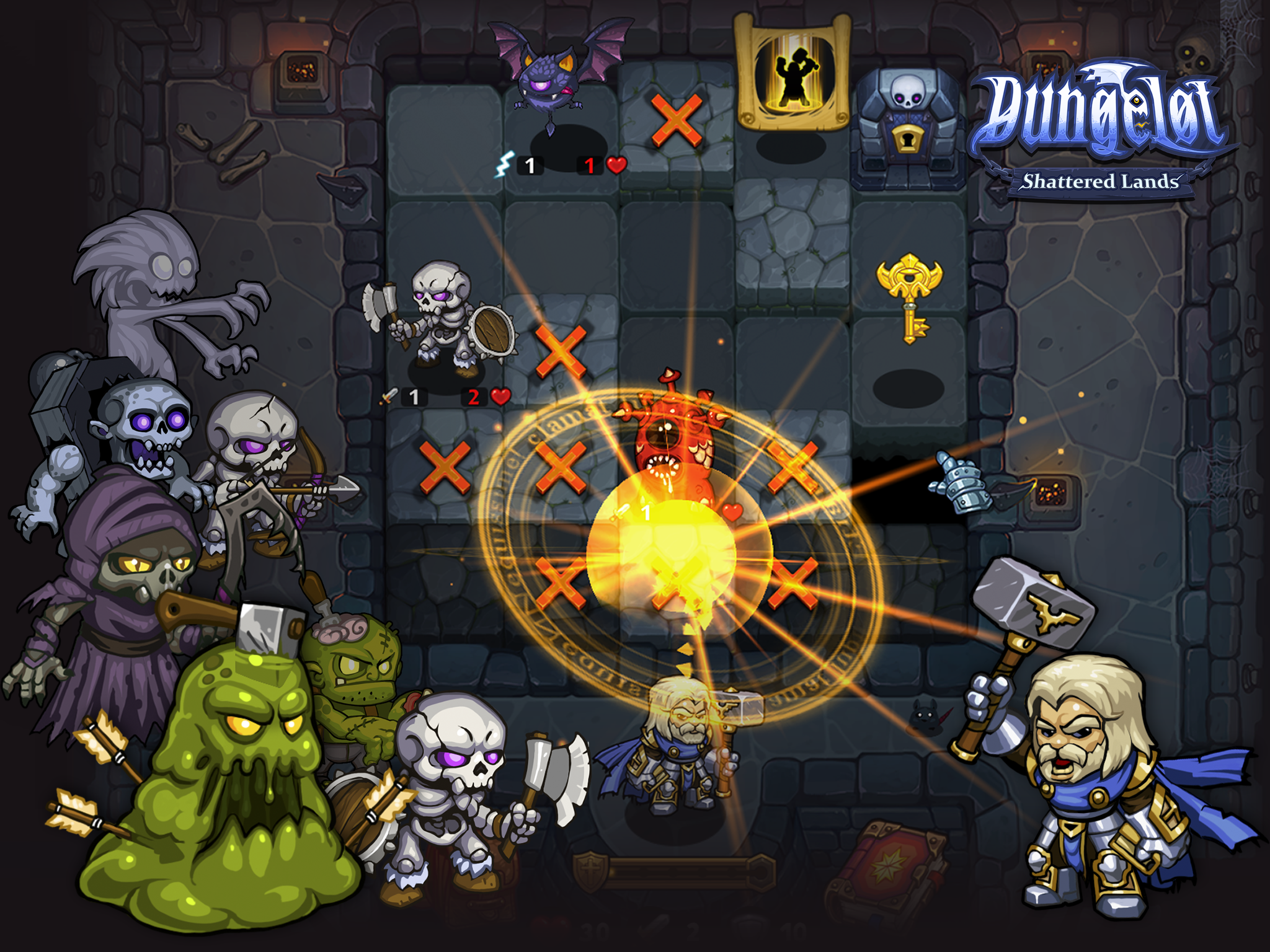 Dungelot Shattered Lands Game Screenshot