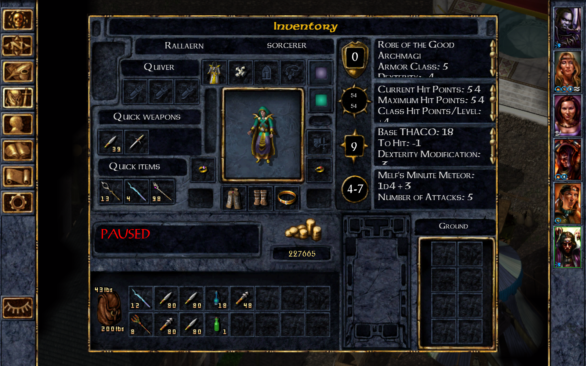 Baldur's Gate Enhanced Edition Game Screenshot