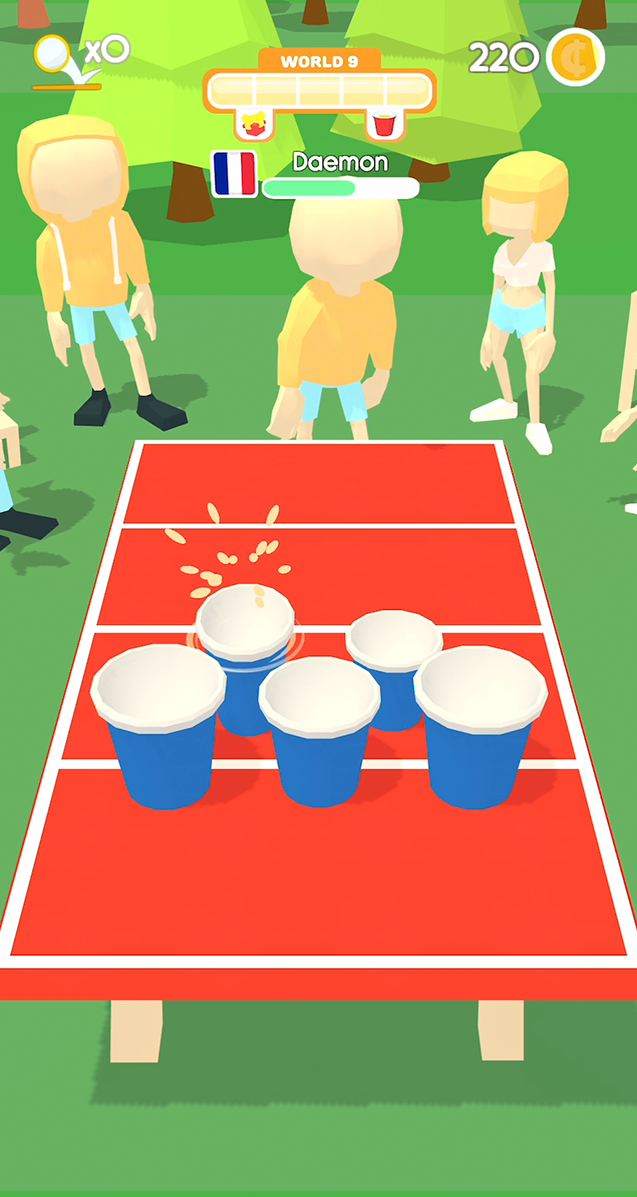 Screenshot of Pong Party 3D
