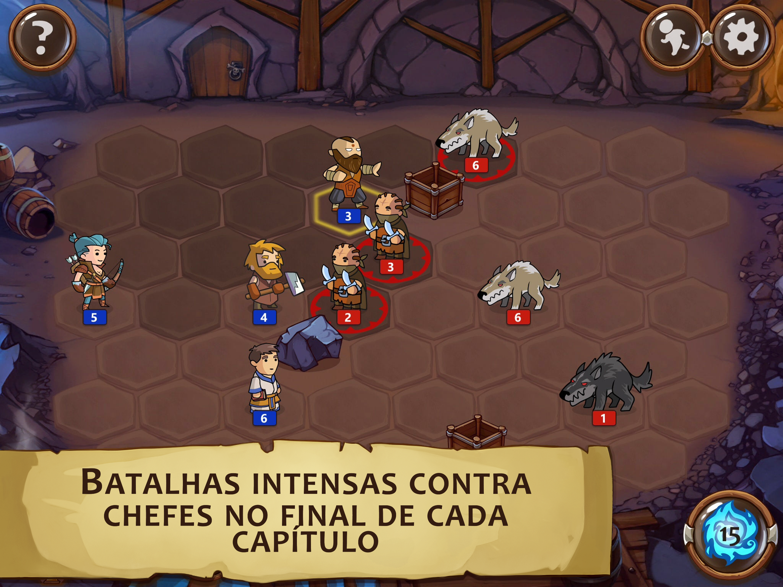Captura de Tela do Jogo Braveland Wizard