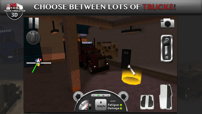 Truck Simulator 3D Game Screenshot
