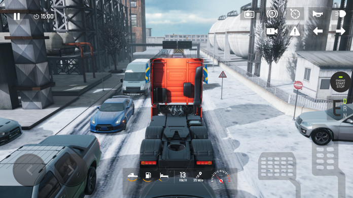 EU Truck Games Simulator Cargo 게임 스크린샷