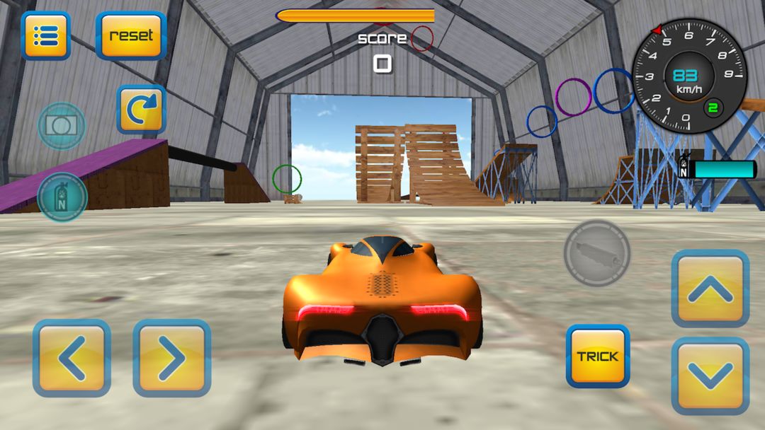 Industrial Area Car Jumping 3D ภาพหน้าจอเกม