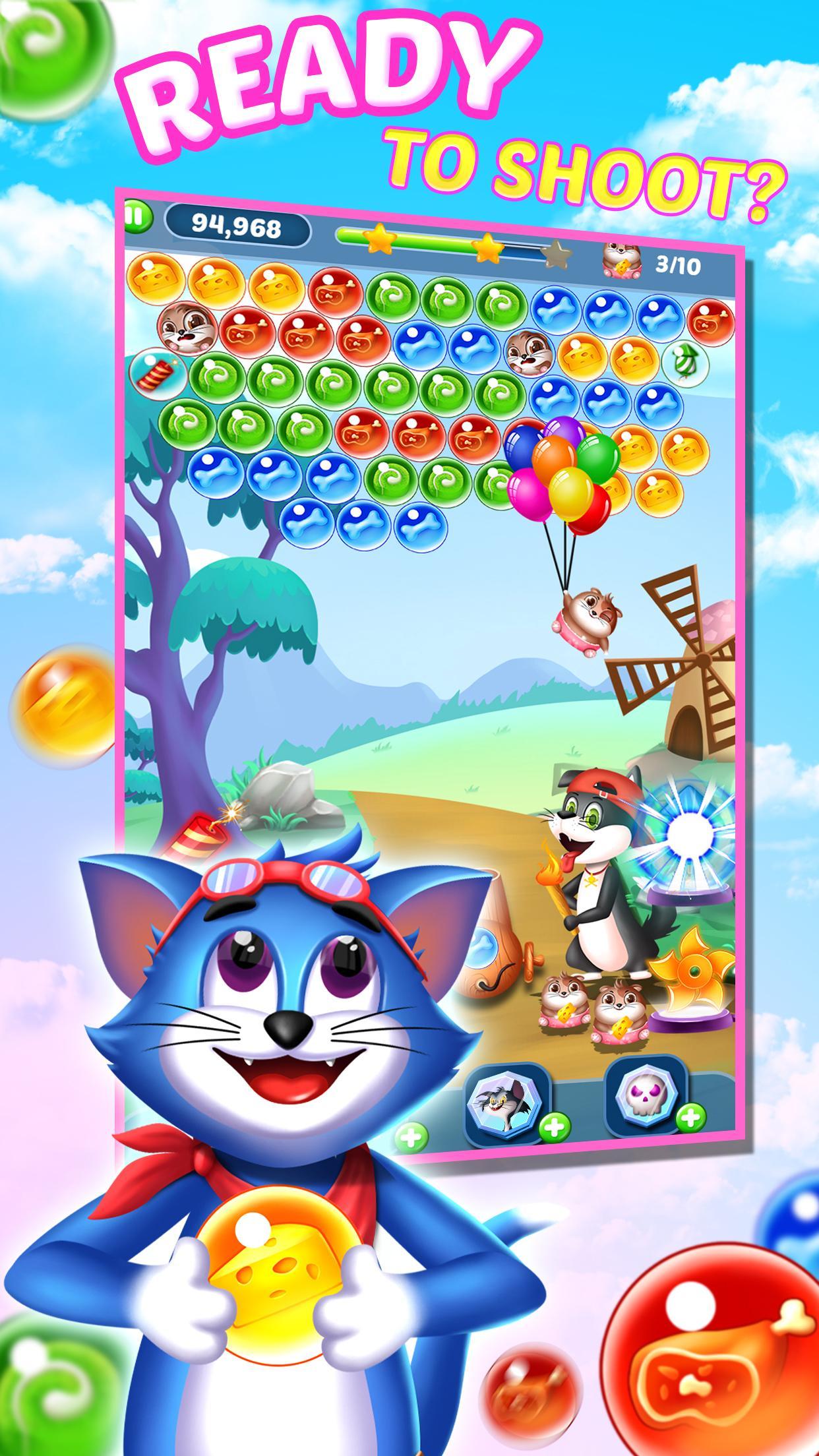 Tomcat Pop: Bubble Shooter 게임 스크린샷