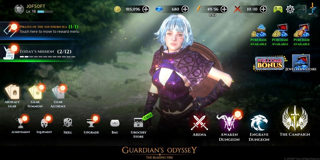 Screenshot of Guardian's Odyssey: Medieval Action RPG