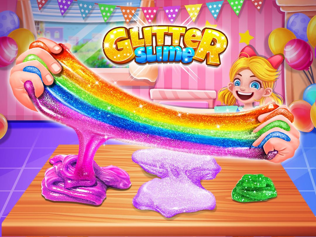 Screenshot of Glitter Slime Maker - Crazy Slime Fun