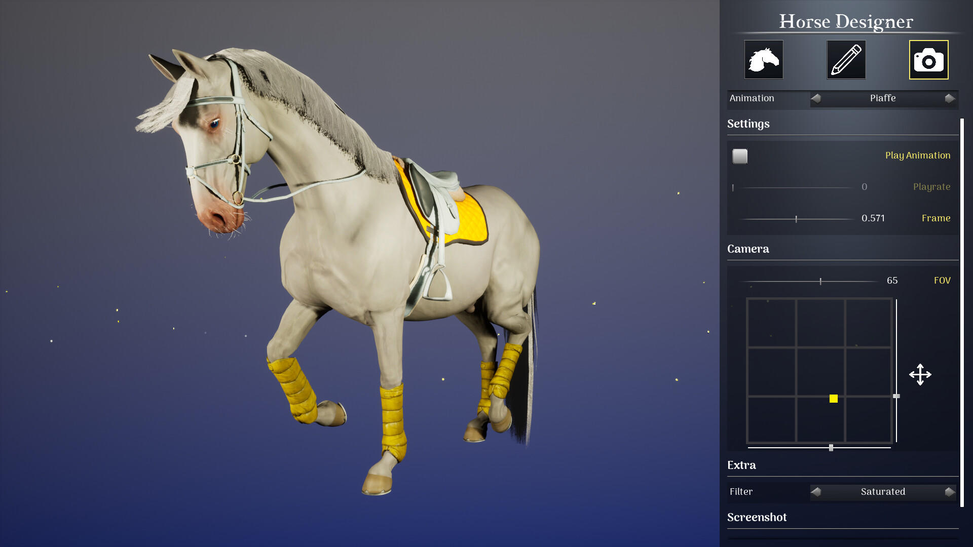 Screenshot of Unbridled: Horse Designer