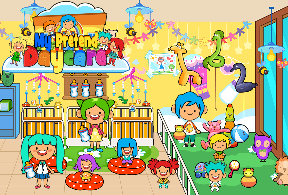 My Pretend Daycare - Kids Babysitter Games FREE 게임 스크린샷