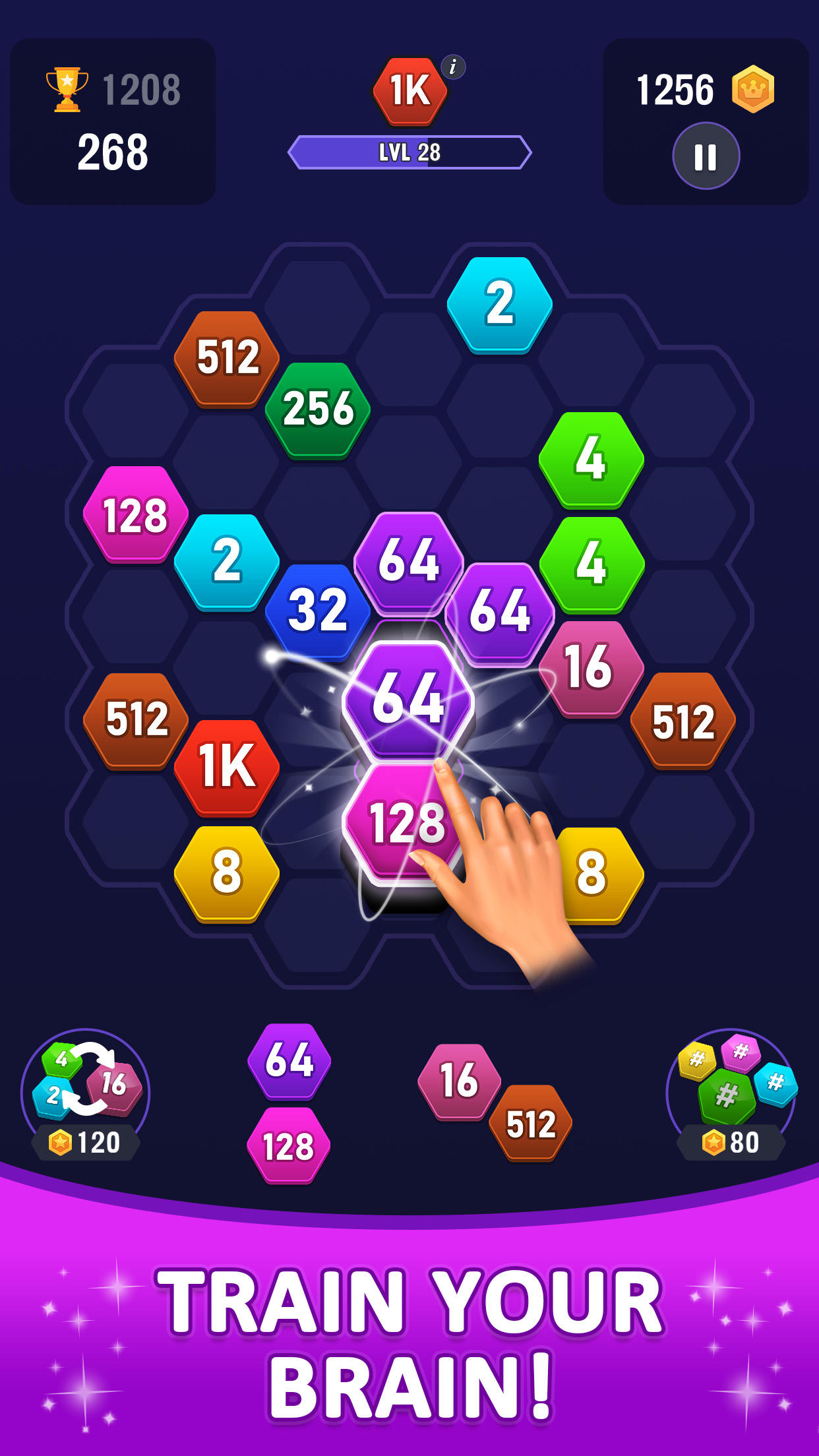 Hexa Block Puzzle - Merge Game ภาพหน้าจอเกม