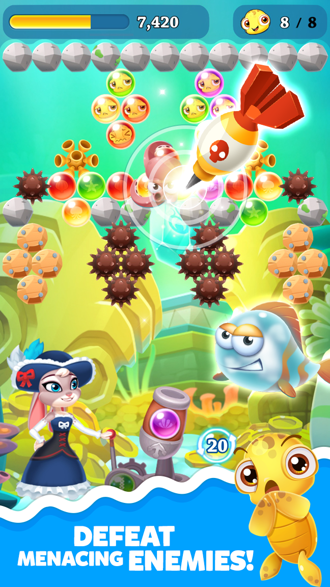 Bubble Incredible : Shooting Puzzle 遊戲截圖