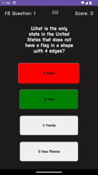 Quiz Game Game Screenshot