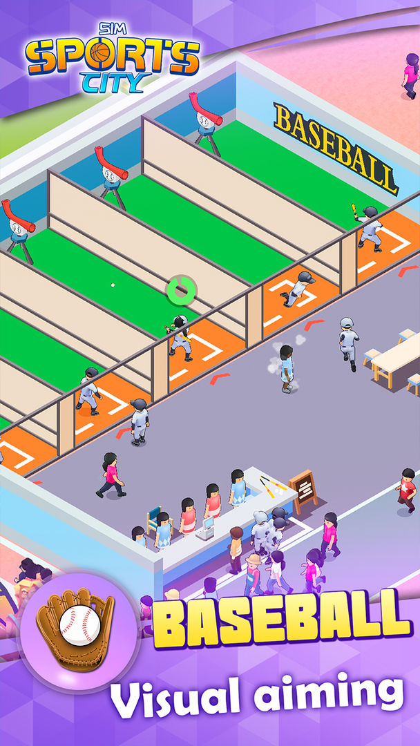 Screenshot of Sim Sports City - Tycoon Game