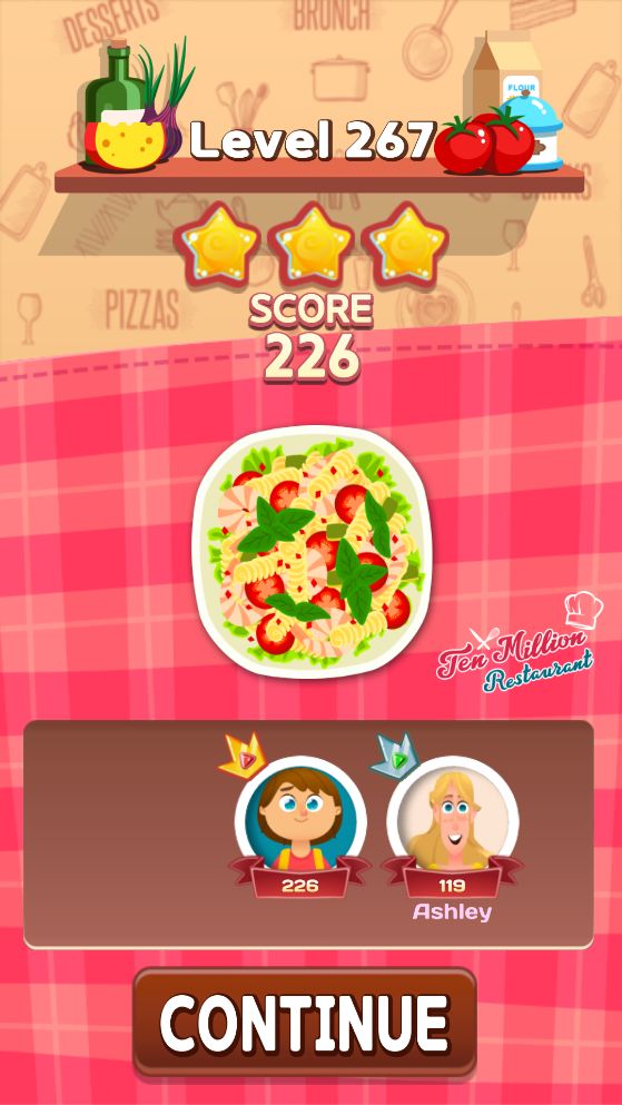 TM Restaurant Match puzzle ภาพหน้าจอเกม