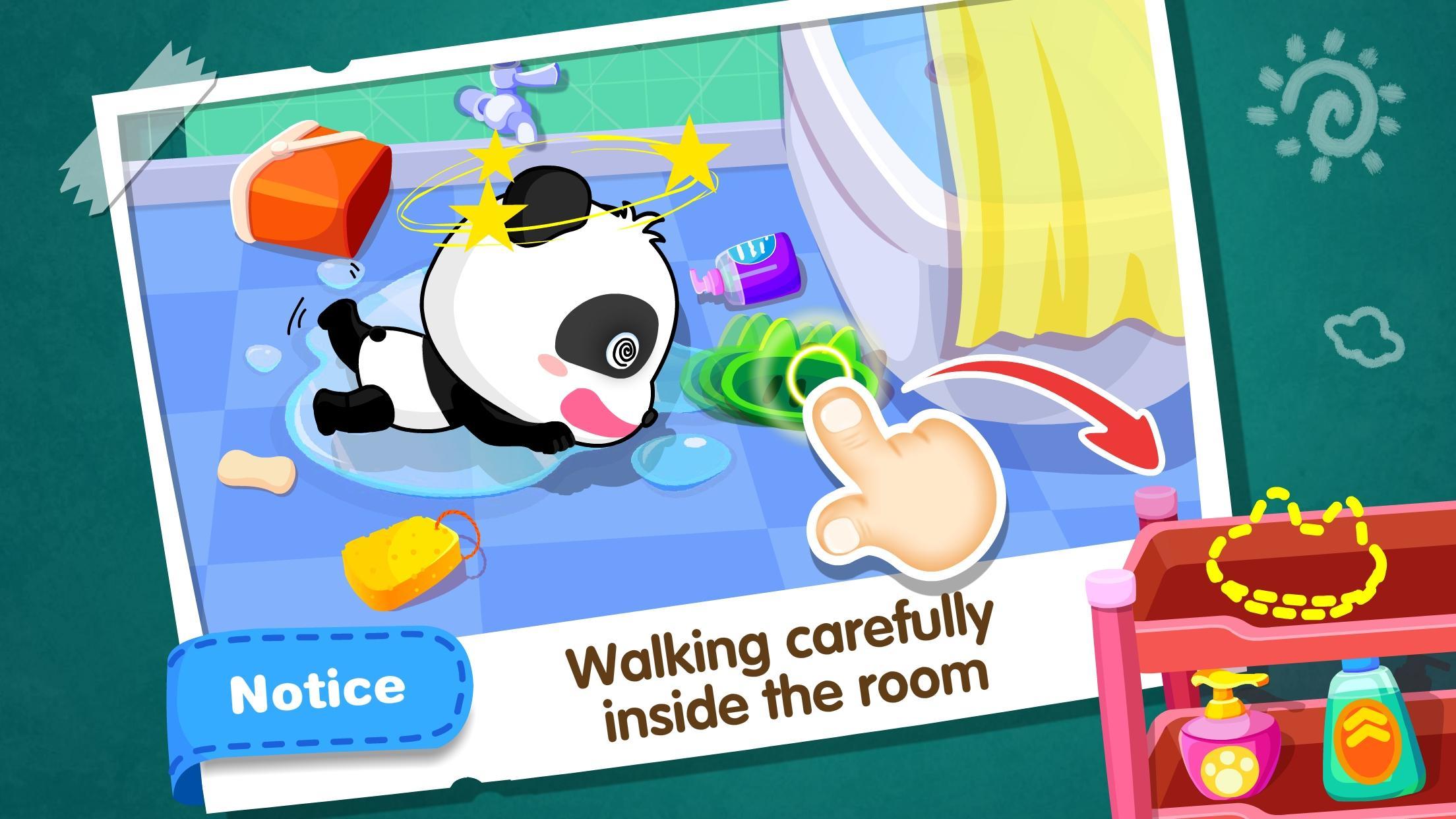 Baby Panda Home Safety Game Screenshot