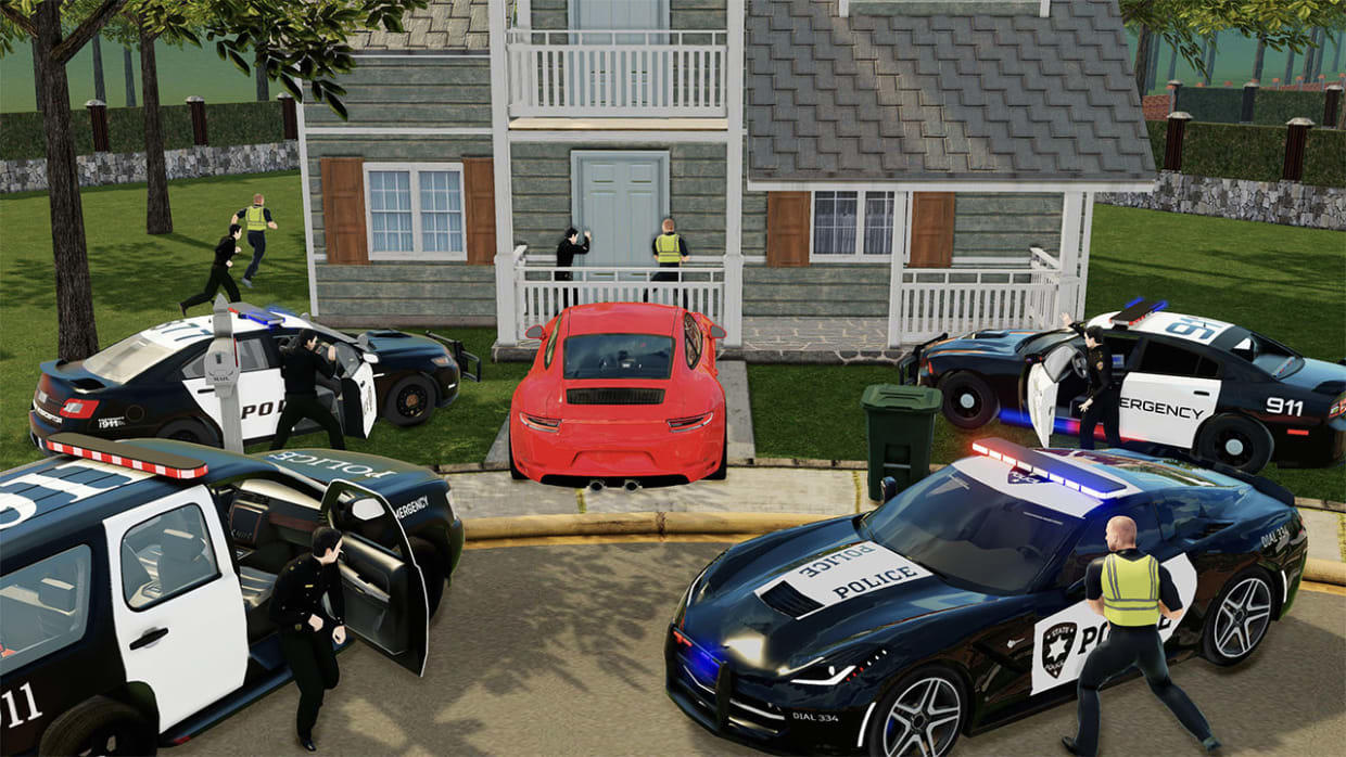 Rescue Team 911 Simulator - Ambulance,Police, Firefighter ゲームのスクリーンショット