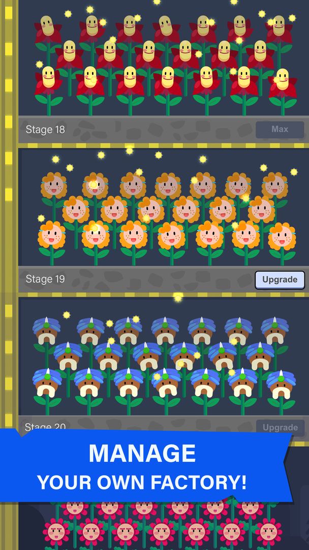 Idle Energy Tycoon: Sunflower Factory screenshot game