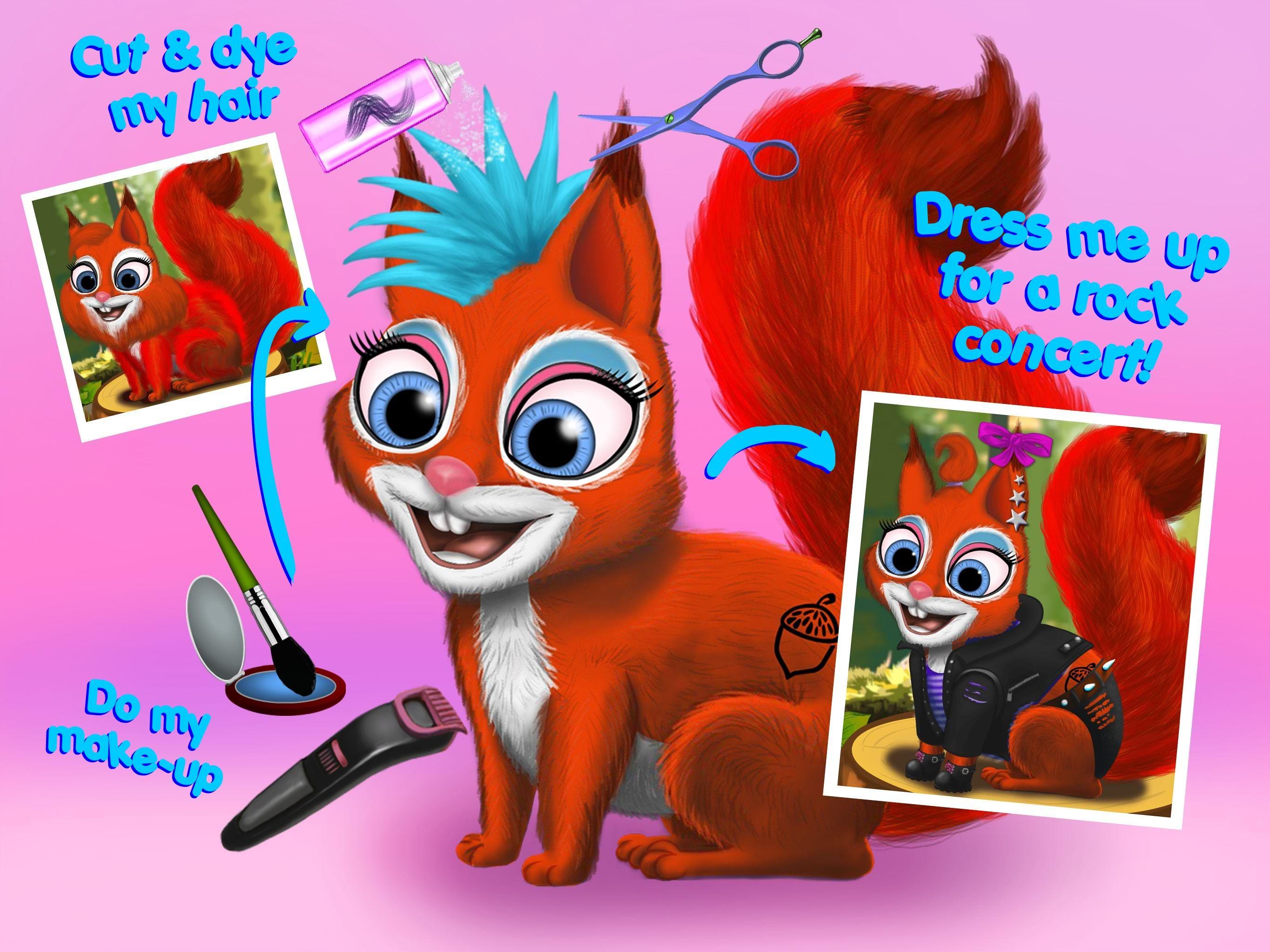 Wild Animal Beauty Salon Game Screenshot