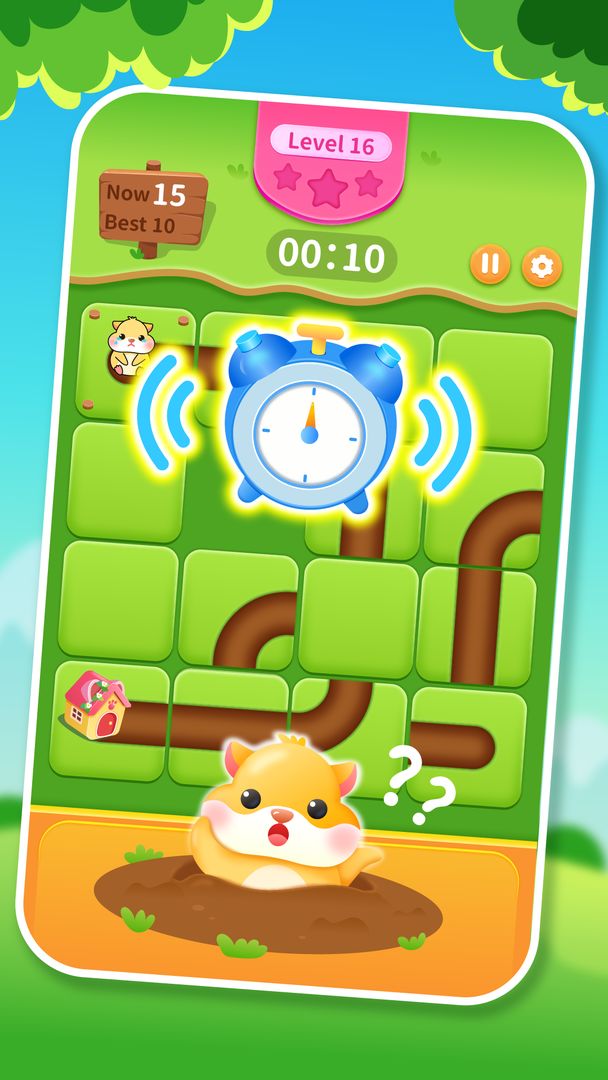 Save the Hamster：Puzzle Game 게임 스크린 샷