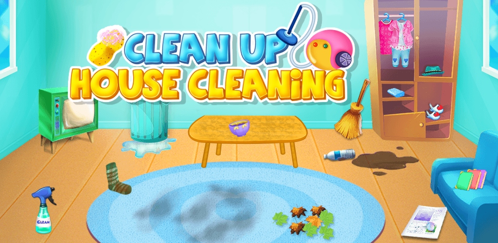 Banner of ハウスクリーニング 家の掃除をします 子供のためのゲーム 