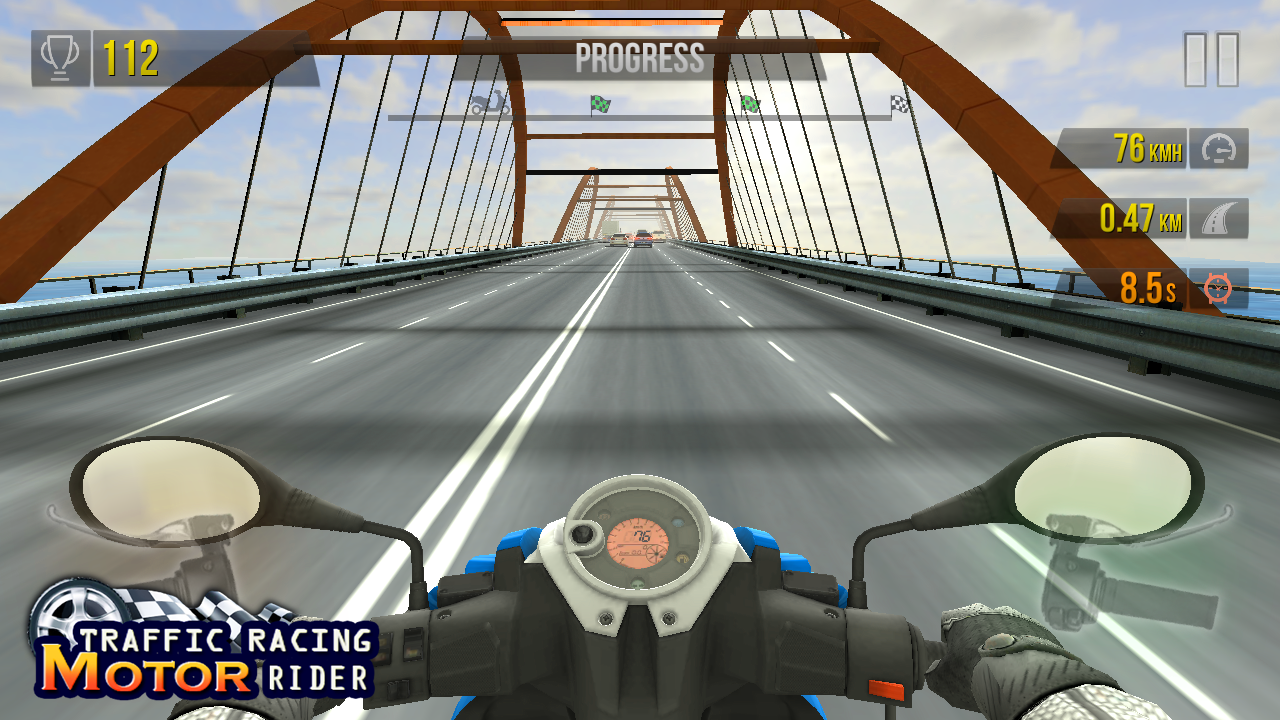 Traffic Racing: Motor Riderのキャプチャ