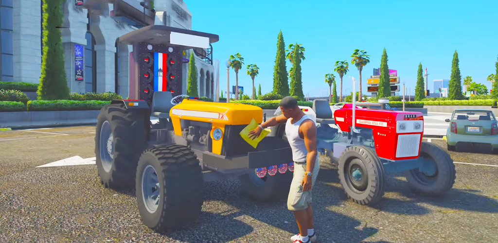 Banner of Indian Tractor Game 3D 2024 