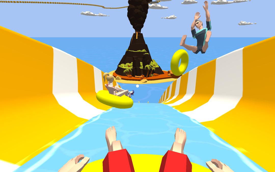 Screenshot of VR Aqua Thrills: Water Slide Game for Cardboard VR