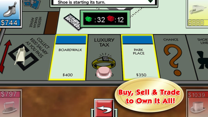 Screenshot of MONOPOLY Game