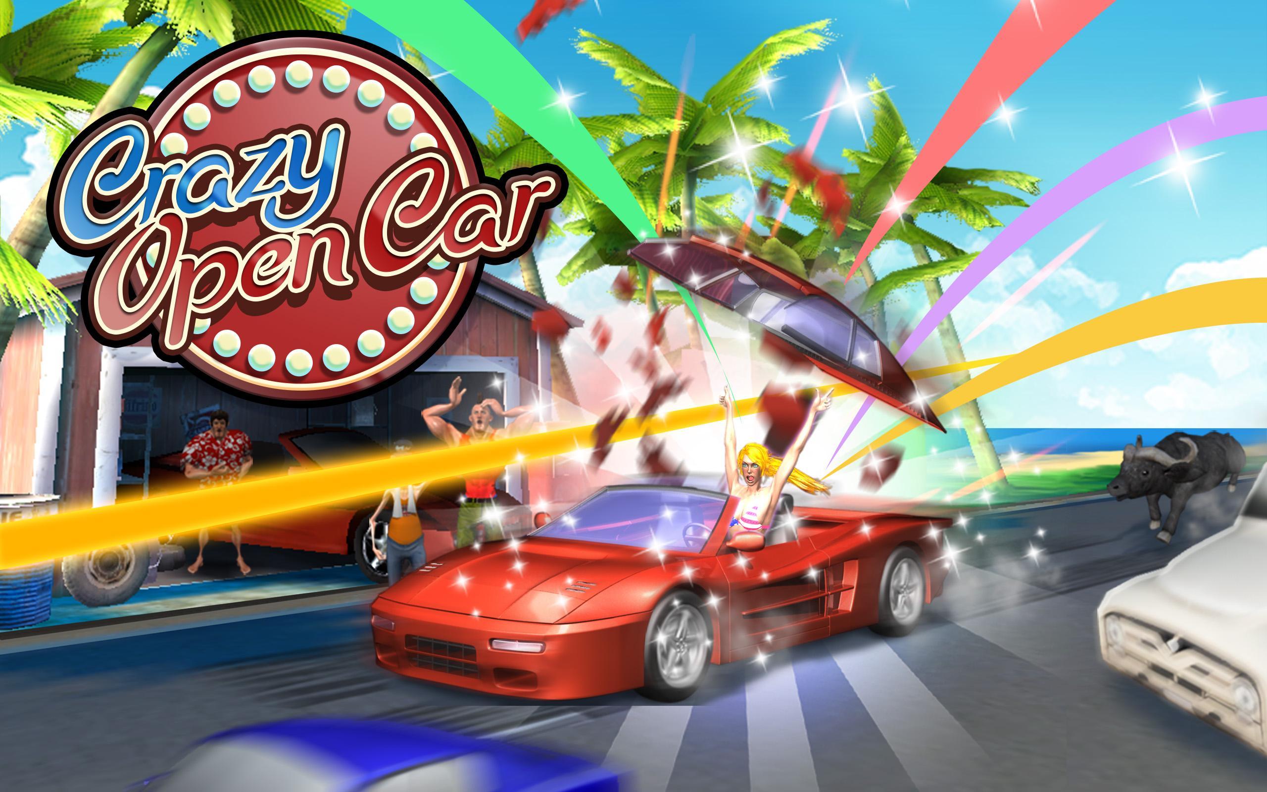 Crazy Open Car Game Screenshot