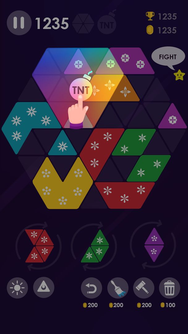 Screenshot of Make Turbo Hexa Puzzle