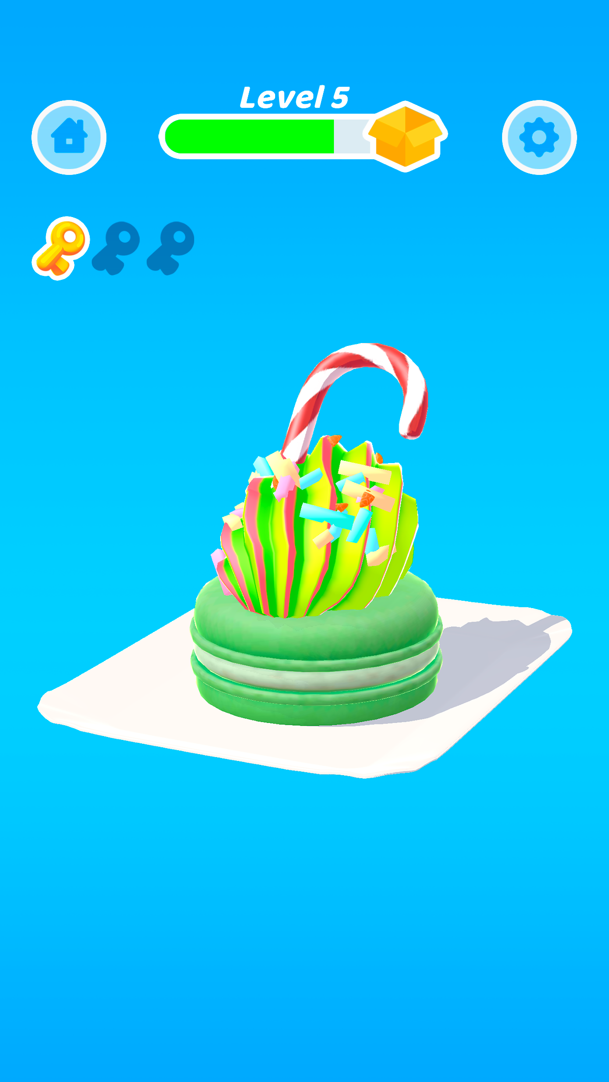 Perfect Cream: Cake Games Game Screenshot