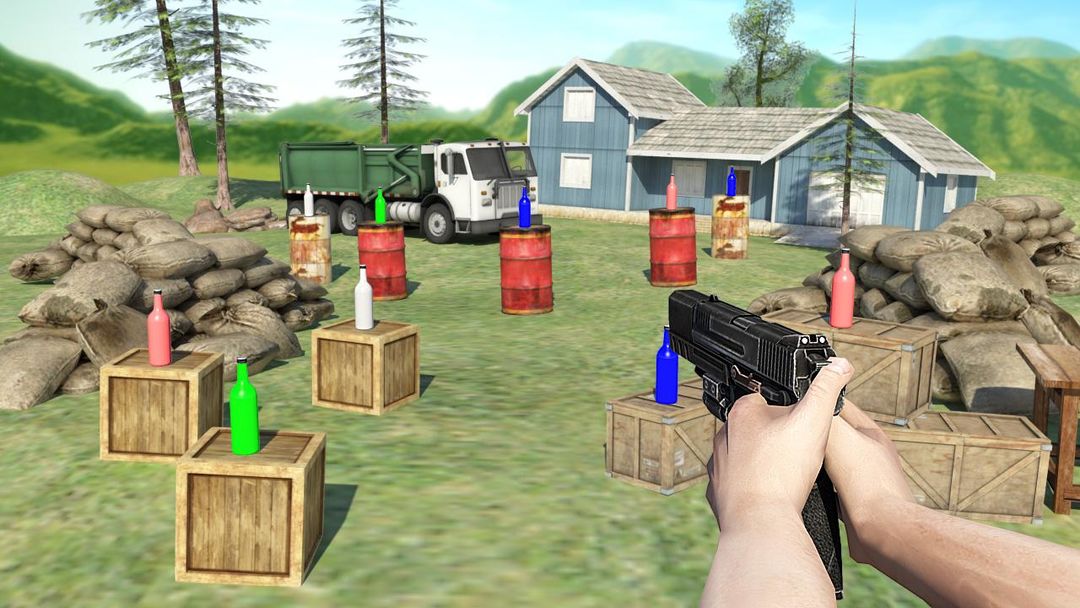 Bottle 3D Shooting Expert ภาพหน้าจอเกม