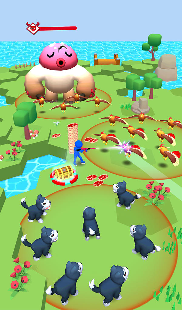 Idle Shooter: Camping Land Game Screenshot