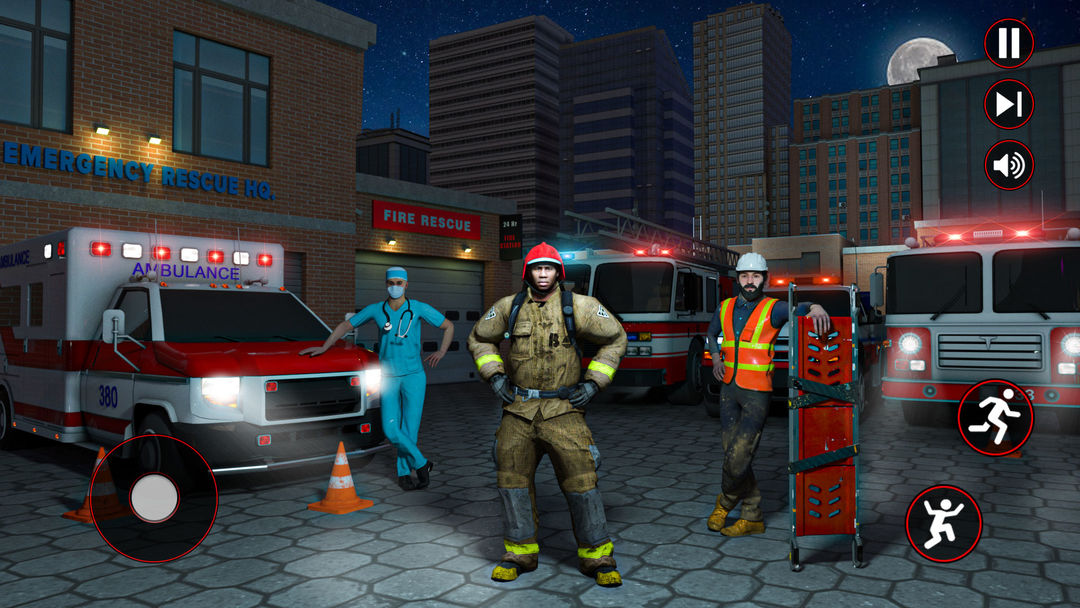 Firefighter Rescue Truck: 911 screenshot game