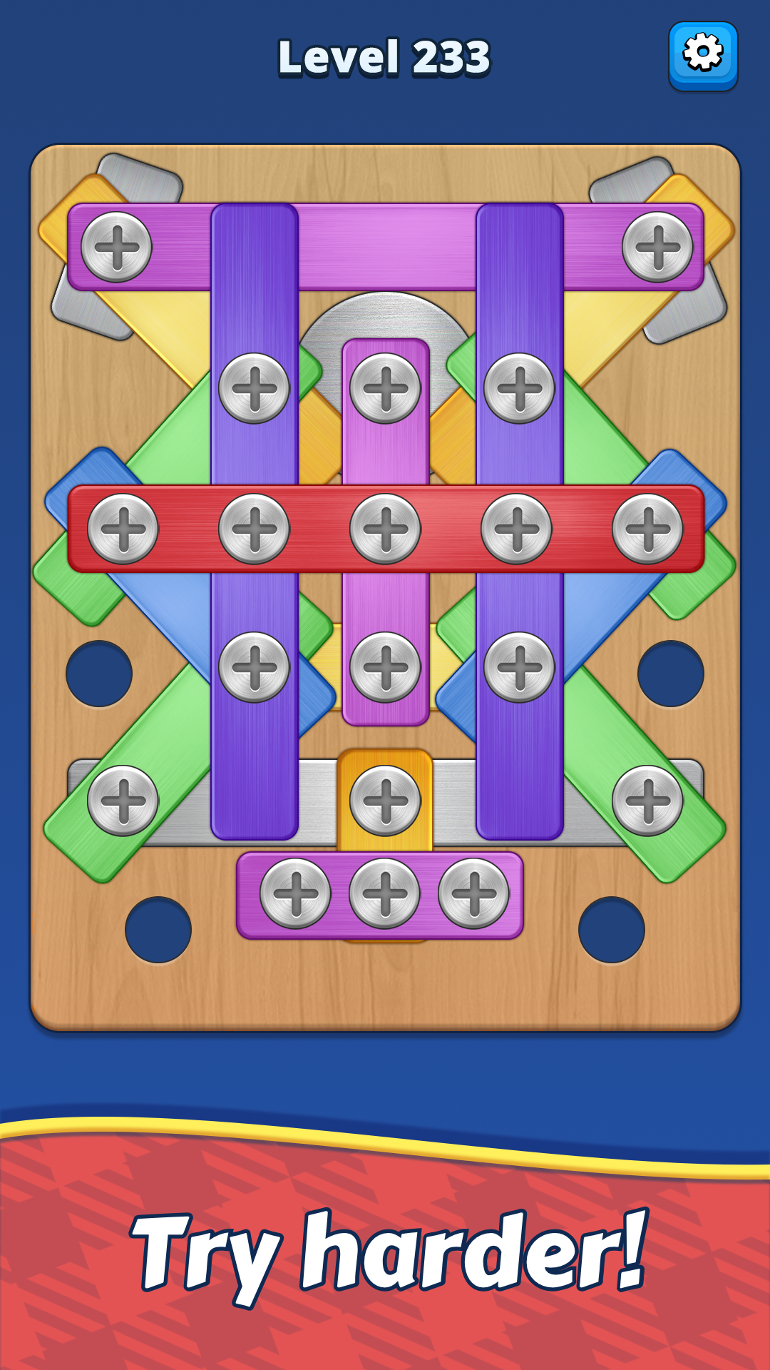 Screenshot of Take Off Bolts: Screw Puzzle