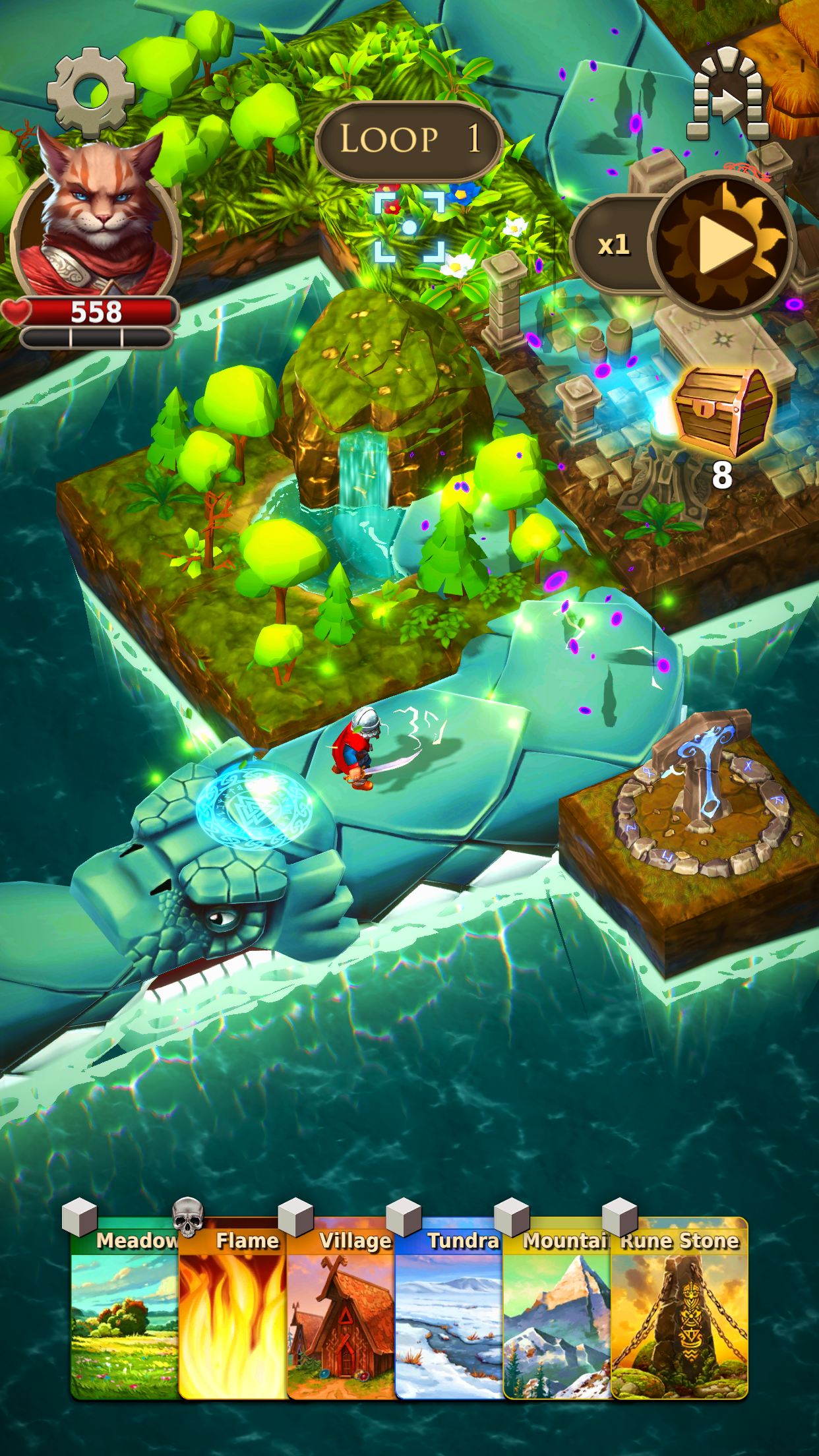 Скриншот игры Cat Viking - Ragnarok Loop