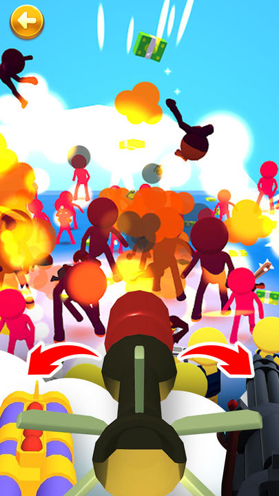 Pistol Guard: survive squad.io Game Screenshot
