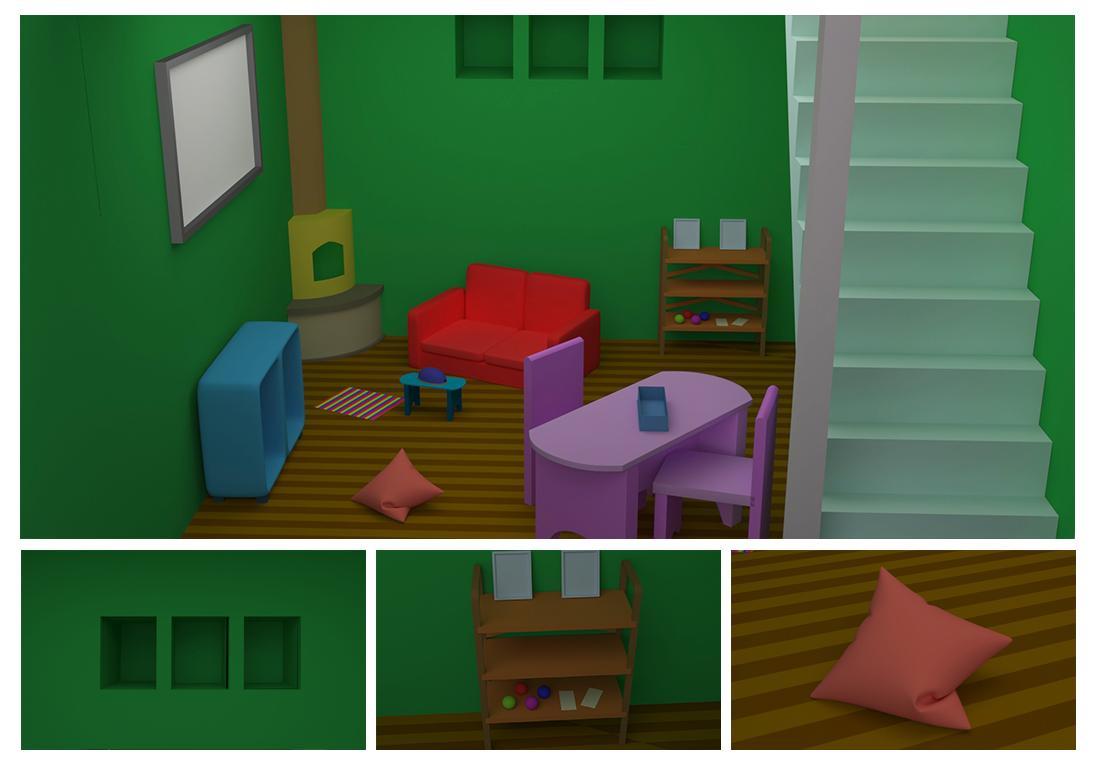 Escape Game The Doll House 2 Game Screenshot