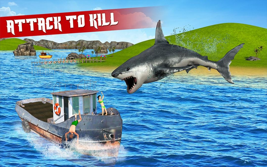 Angry Shark 2016 게임 스크린 샷