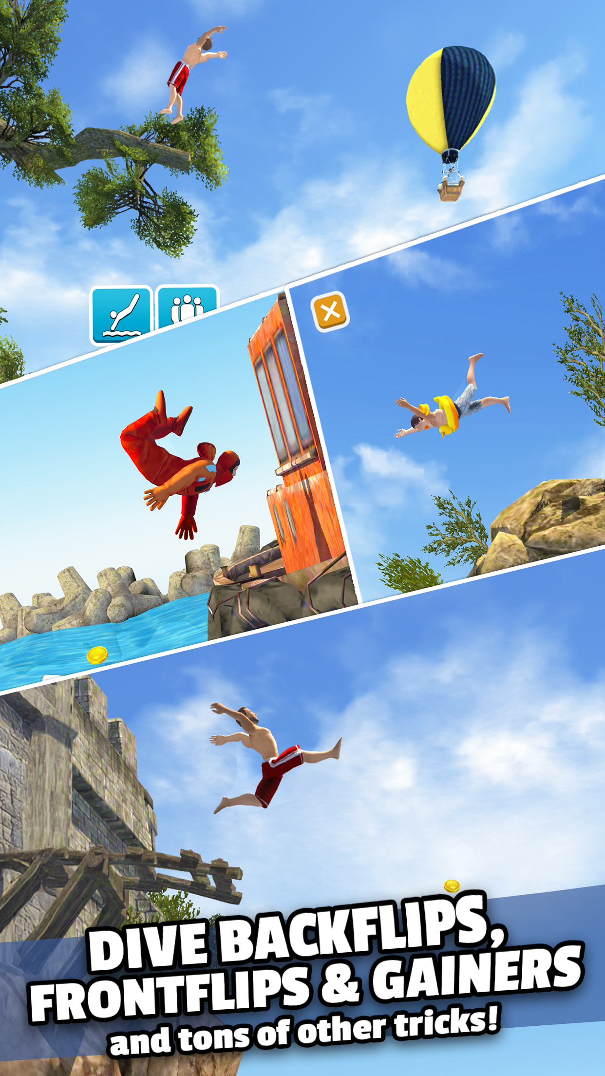 Flip Diving Game Screenshot