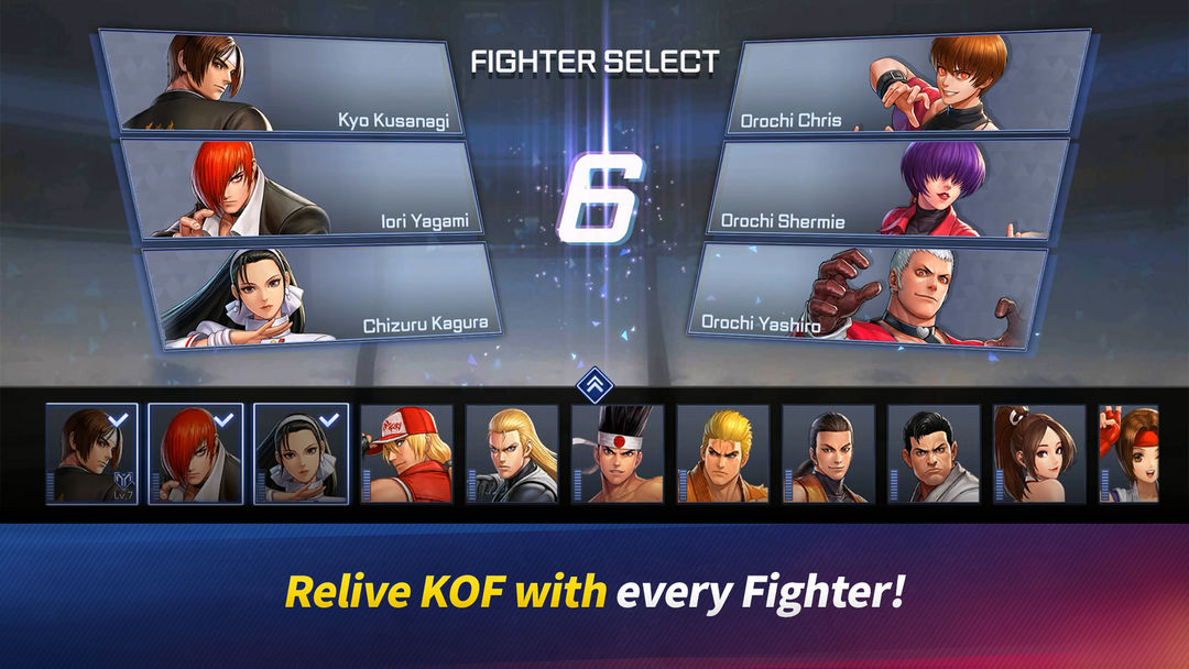The King of Fighters ARENA ภาพหน้าจอเกม
