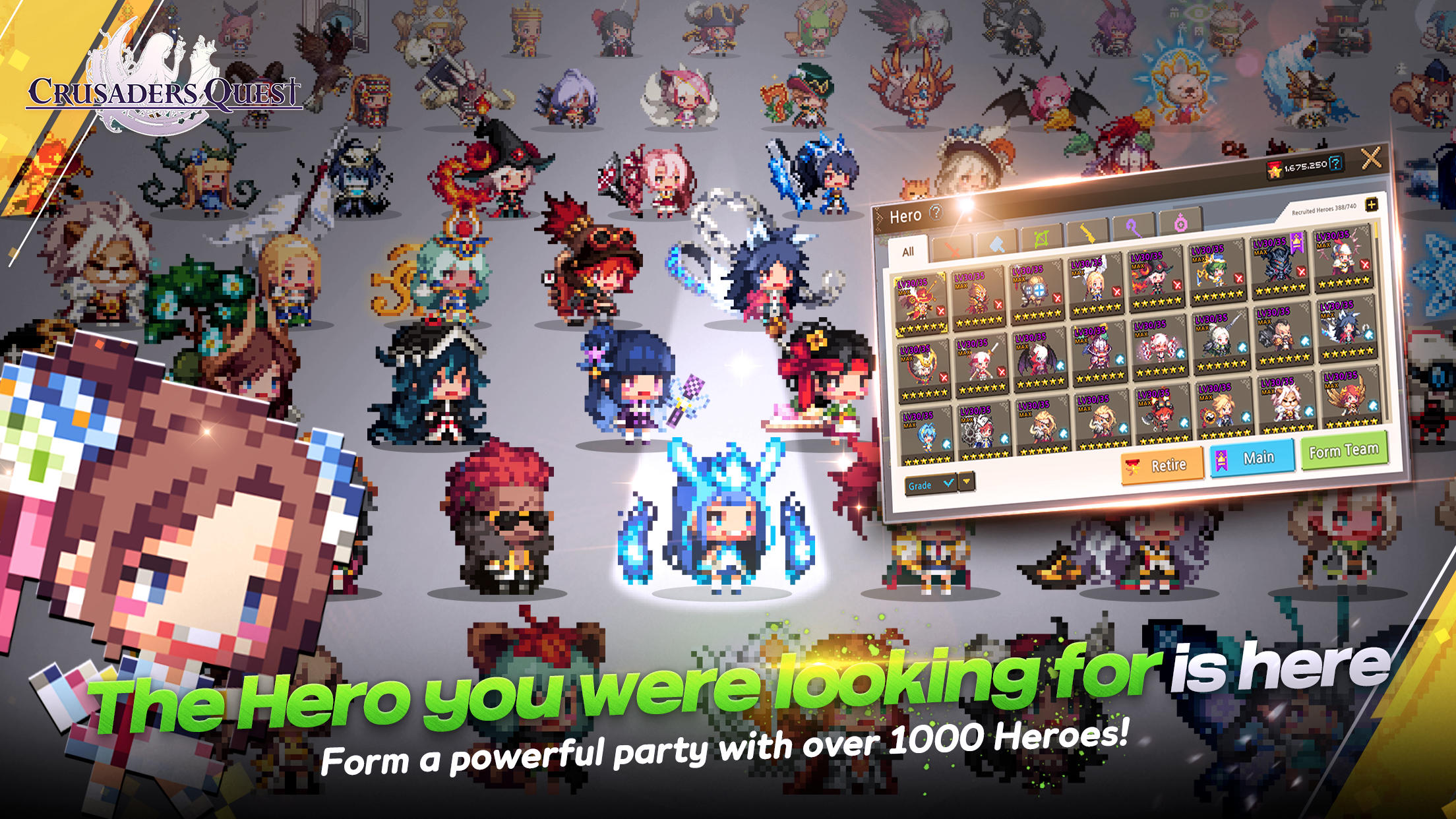 Cuplikan Layar Game Crusaders Quest