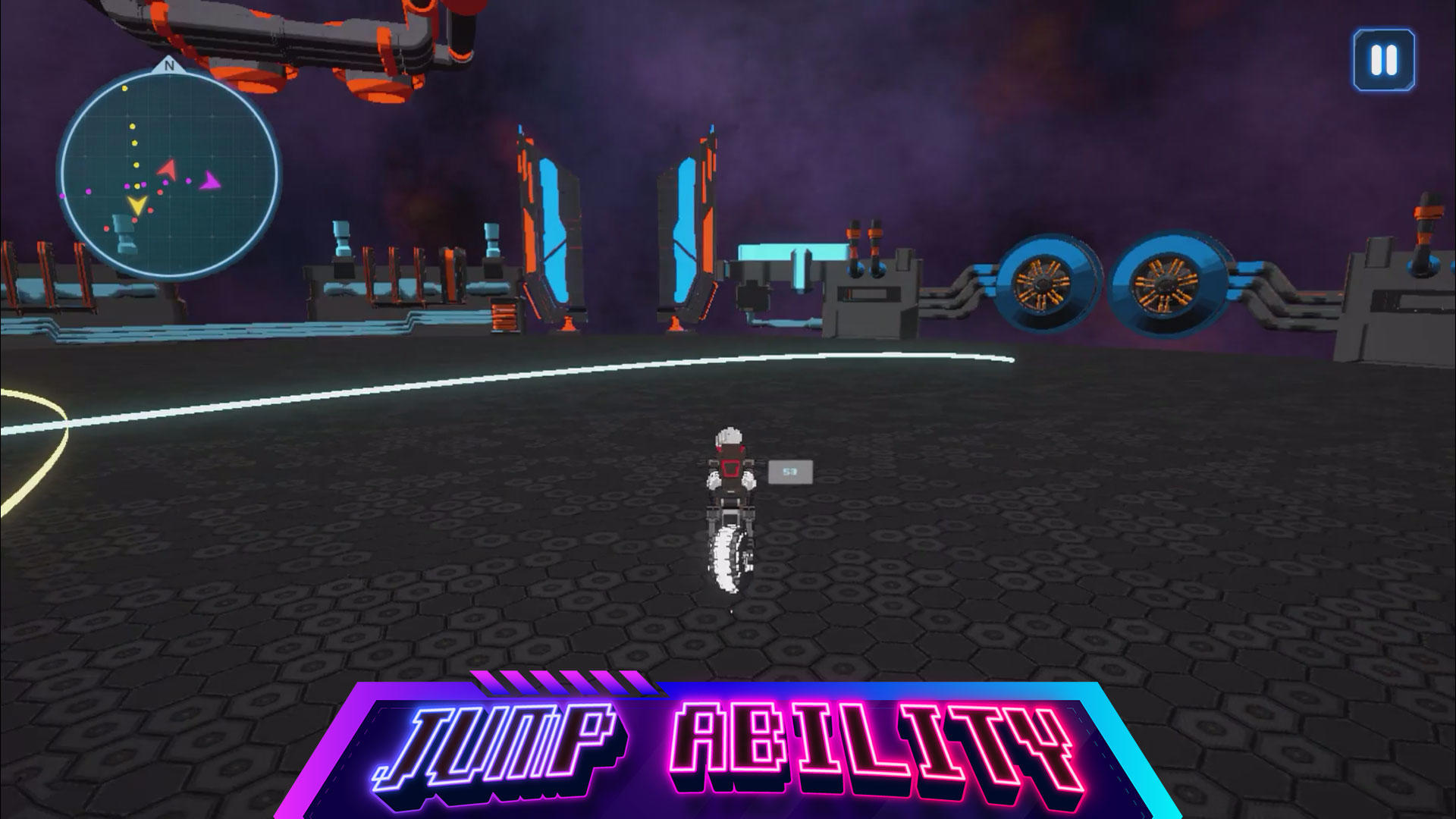HoloBike 3D Game Screenshot