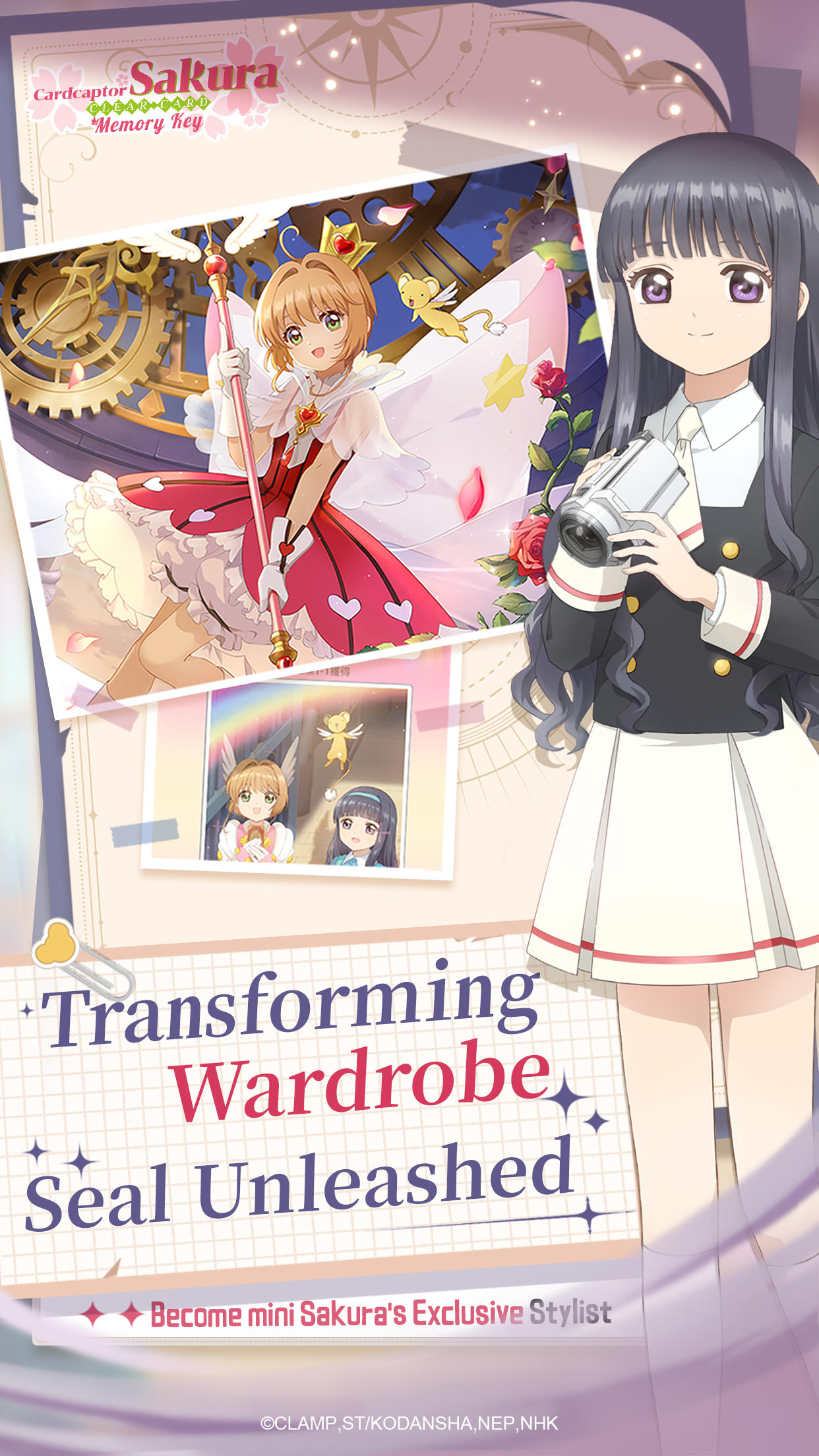 Cardcaptor Sakura：Memory Key Game Screenshot