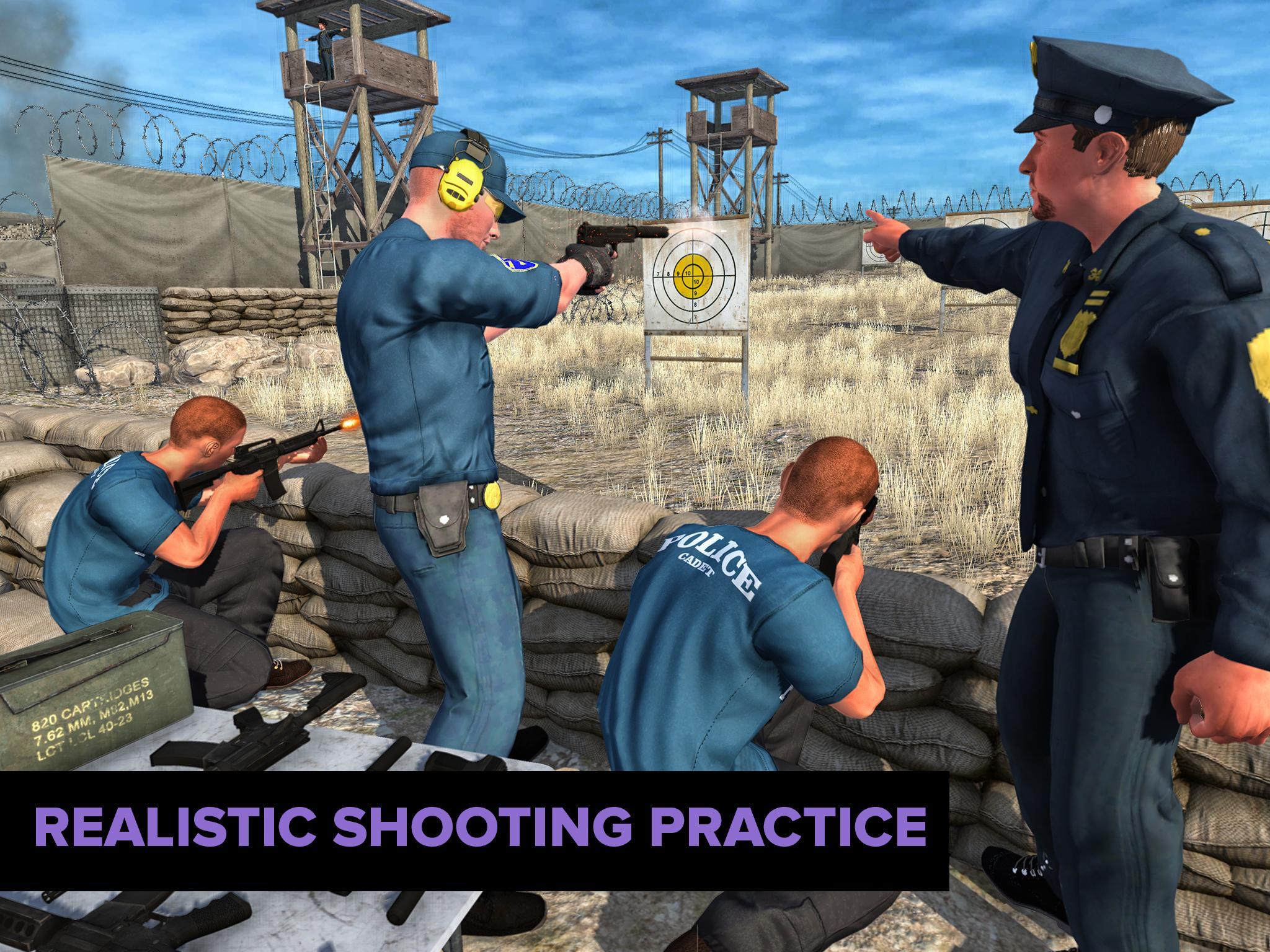 US Police War Training School Game Screenshot