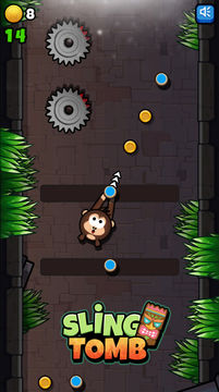 Sling & Bounce Tomb Game Screenshot