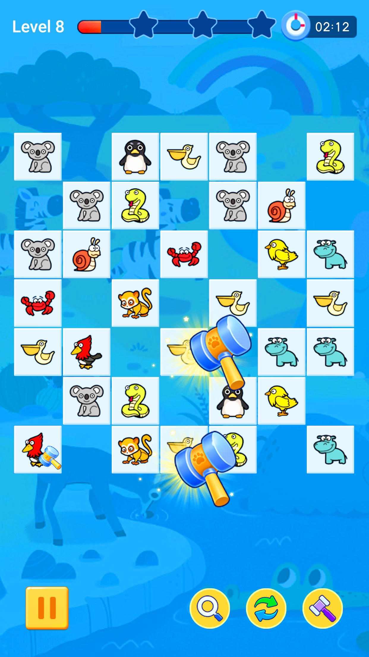 Cute Animal Onet - Kids Games Game Screenshot